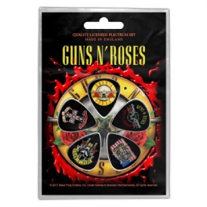 Guns N Roses - Guns N Roses Plectrum Pack : Bullet Logo i gruppen CDON - Exporterade Artiklar_Manuellt / Merch_CDON_exporterade hos Bengans Skivbutik AB (4130342)