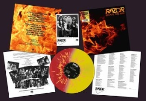Razor - Escape The Fire (Fire Splatter Viny i gruppen VINYL / Hårdrock/ Heavy metal hos Bengans Skivbutik AB (4132271)