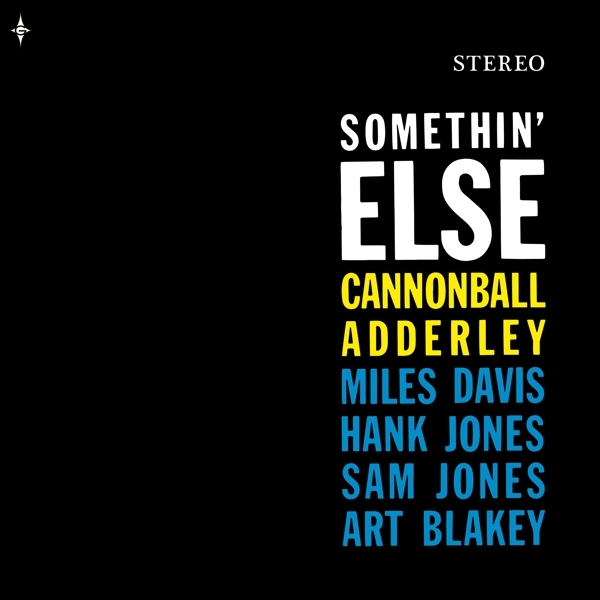 Cannonball Adderley - Somethin' Else i gruppen VINYL / Toppsäljare hos Bengans Skivbutik AB (4132440)