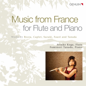 Eugene Bozza Andre Caplet Gabriel - Music From France For Flute & Piano i gruppen Externt_Lager / Naxoslager hos Bengans Skivbutik AB (4132876)