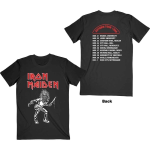 Iron Maiden - Autumn Tour 1980 Uni Bl    i gruppen MERCHANDISE / T-shirt / Hårdrock hos Bengans Skivbutik AB (4133030r)