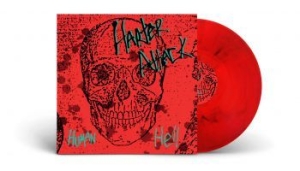 Harter Attack - Human Hell (Red/Black Splatter Viny i gruppen VINYL / Hårdrock/ Heavy metal hos Bengans Skivbutik AB (4133806)