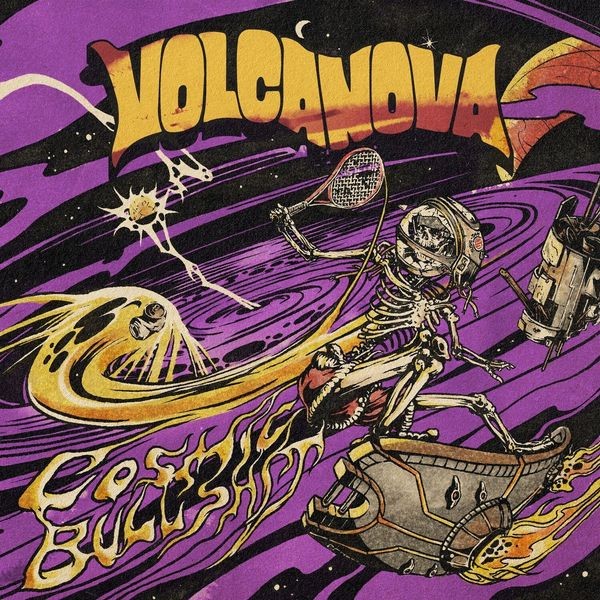 Volcanova - Cosmic Bullshit Lp (Yellow Transpar i gruppen VINYL / Rock hos Bengans Skivbutik AB (4134336)