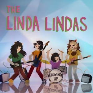 Linda Lindas The - Growing Up (Purple/Milky White Marb i gruppen Minishops / The Linda Lindas hos Bengans Skivbutik AB (4134632)