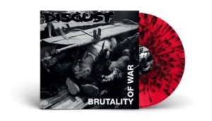 Disgust - Brutality Of War (Red/Black Splatte i gruppen VINYL / Rock hos Bengans Skivbutik AB (4134651)