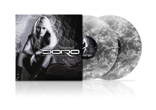 Doro - Classic Diamonds (Marbled) i gruppen VINYL / Hårdrock/ Heavy metal hos Bengans Skivbutik AB (4135863)