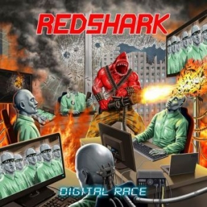 Redshark - Digital Race (Red) i gruppen VINYL / Hårdrock/ Heavy metal hos Bengans Skivbutik AB (4136475)