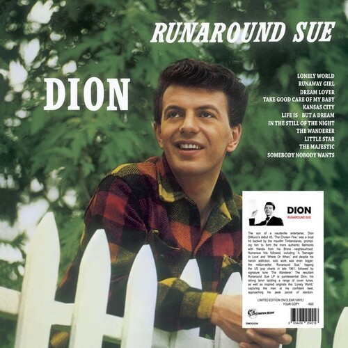Dion - Runaround Sue (Clear) i gruppen VINYL / Pop hos Bengans Skivbutik AB (4139640)