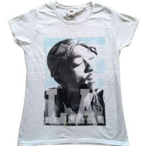 2Pac - Tupac ladies T-Shirt : LA Skyline i gruppen ÖVRIGT / MK Test 5 hos Bengans Skivbutik AB (4140399r)