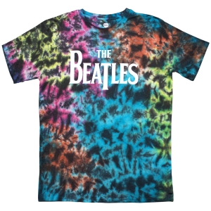 The Beatles - Drop T Logo Uni Grey Dip-Dye    i gruppen MERCHANDISE / T-shirt / Pop-Rock hos Bengans Skivbutik AB (4140405r)