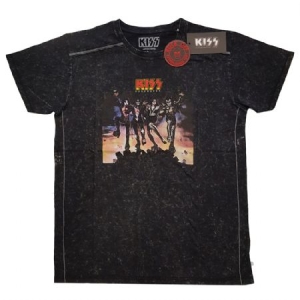 Kiss - Kiss Unisex Snow Wash T-Shirt : Destroyer i gruppen ÖVRIGT / Merchandise hos Bengans Skivbutik AB (4140619r)