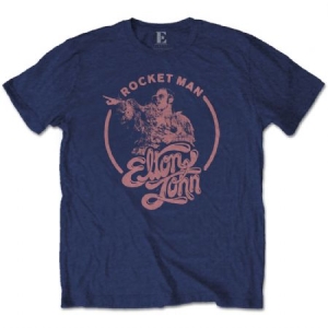 Elton John - Elton John Unisex T-Shirt : Rocketman Circle Point i gruppen ÖVRIGT / Merchandise hos Bengans Skivbutik AB (4140631)