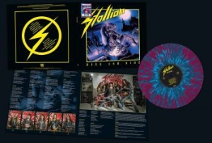 Stallion - Rise And Ride (Purple/Blue Splatter i gruppen VINYL / Hårdrock hos Bengans Skivbutik AB (4140880)