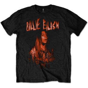 Billie Eilish - Spooky Logo Uni Bl    i gruppen MERCHANDISE / T-shirt / Pop-Rock hos Bengans Skivbutik AB (4141062r)