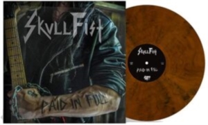 Skull Fist - Paid In Full (Orange/Black Marbled i gruppen VINYL / Hårdrock hos Bengans Skivbutik AB (4141783)