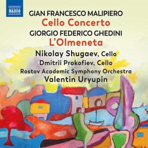 Ghedini Giorgio Federico Malipier - Malipiero: Cello Concerto Ghedini: i gruppen Externt_Lager / Naxoslager hos Bengans Skivbutik AB (4143324)
