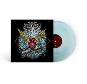 JUNKYARD DRIVE - ELECTRIC LOVE (RED/BLACK MARBLED VI i gruppen VINYL / Hårdrock hos Bengans Skivbutik AB (4145915)
