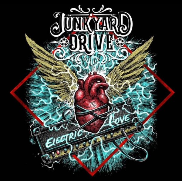 Junkyard Drive - Electric Love (Light Blue) i gruppen VINYL / Toppsäljare hos Bengans Skivbutik AB (4145915)