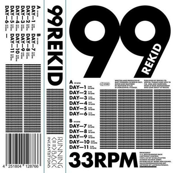 REKID - 99 i gruppen VINYL / Pop hos Bengans Skivbutik AB (4149153)