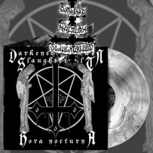 Darkened Nocturn Slaughtercult - Hora Nocturna (White Marbled Vinyl) i gruppen VINYL / Hårdrock/ Heavy metal hos Bengans Skivbutik AB (4150233)
