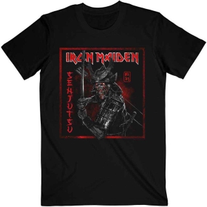 Iron Maiden - Senjutsu Cover Distressed Red Uni Bl    i gruppen MERCHANDISE / T-shirt / Hårdrock hos Bengans Skivbutik AB (4153287r)