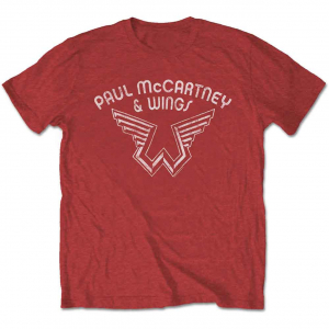Paul McCartney - Paul McCartney Unisex T-Shirt: Wings Log i gruppen ÖVRIGT / Övrigt / aub hos Bengans Skivbutik AB (4153800r)