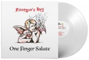 Finnegans Hell - One Finger Salute (White Lp) i gruppen VI TIPSAR / Kampanjpris / SPD Summer Sale hos Bengans Skivbutik AB (4155870)