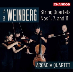 Weinberg Mieczyslaw - String Quartets, Vol. 2 - Nos. 1, 7 i gruppen Externt_Lager / Naxoslager hos Bengans Skivbutik AB (4155918)