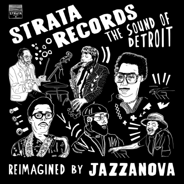 Jazzanova - Strata Records - The Sound Of Detro i gruppen CD / Toppsäljare hos Bengans Skivbutik AB (4156310)