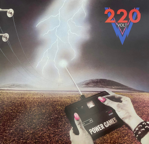 220 Volt - Power Games (Ltd. Crystal Clear & White  i gruppen VINYL / Hårdrock hos Bengans Skivbutik AB (4158508)