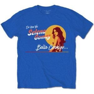 Selena Gomez - Selena Gomez Unisex T-Shirt: Mural (Small) i gruppen MERCH / T-Shirt / Sommar T-shirt 23 hos Bengans Skivbutik AB (4160931r)