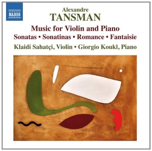 Tansman Alexandre - Tansman: Music For Violin And Piano i gruppen Externt_Lager / Naxoslager hos Bengans Skivbutik AB (4162244)