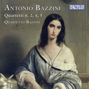 Bazzini Antonio - String Quartets Nos. 2, 4, & 5 i gruppen Externt_Lager / Naxoslager hos Bengans Skivbutik AB (4162276)