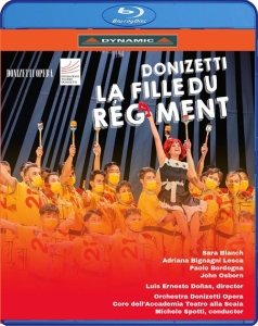 Donizetti Gaetano - La Fille Du Regiment (Bluray) i gruppen Externt_Lager / Naxoslager hos Bengans Skivbutik AB (4163987)