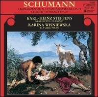 Schumann Robert - 3 Romanzen, Op. 94 / Fantasiestücke i gruppen Externt_Lager / Naxoslager hos Bengans Skivbutik AB (4166705)