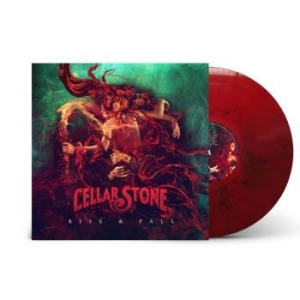 Cellar Stone - Rise & Fall (Ltd.Rose Red/Black Mar i gruppen VINYL / Hårdrock hos Bengans Skivbutik AB (4167184)