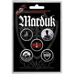 Marduk - Panzer Division Button Badge Pack i gruppen MERCHANDISE / Accessoarer / Hårdrock hos Bengans Skivbutik AB (4168409)