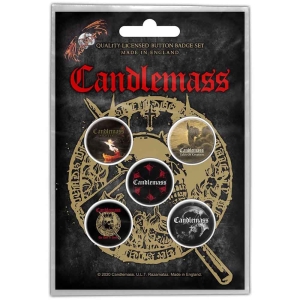 Candlemass - The Door To Doom Button Badge Pack i gruppen MERCHANDISE / Accessoarer / Hårdrock hos Bengans Skivbutik AB (4168412)