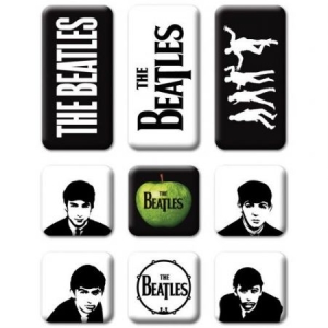 The beatles - Classic Icons 9 Piece Set Magnet i gruppen Minishops / Beatles hos Bengans Skivbutik AB (4168428)