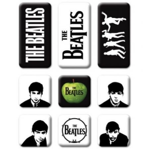 The Beatles - Classic Icons 9 Piece Set Magnet i gruppen MERCHANDISE / Magnet / Pop-Rock hos Bengans Skivbutik AB (4168428)