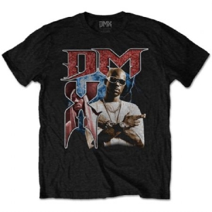DMX - Unisex T-Shirt: Bootleg Red i gruppen ÖVRIGT / Merchandise hos Bengans Skivbutik AB (4168490r)