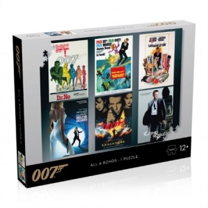 James Bond - Movie Posters 1000 Piece Jigsaw Puzzle i gruppen MERCHANDISE / Pussel / Film-Musikal hos Bengans Skivbutik AB (4171278)