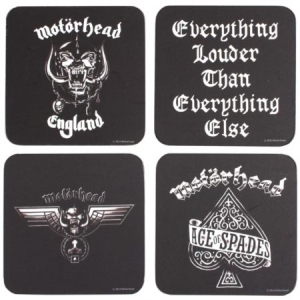 Motörhead - 4 Set Coasters i gruppen ÖVRIGT / Merchandise hos Bengans Skivbutik AB (4171285)