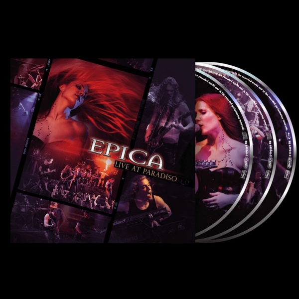 Epica - Live At Paradiso (2CD , BluRay) i gruppen CD / Hårdrock/ Heavy metal hos Bengans Skivbutik AB (4171691)