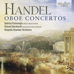 Handel George Frederic - Oboe Concertos i gruppen Externt_Lager / Naxoslager hos Bengans Skivbutik AB (4171918)