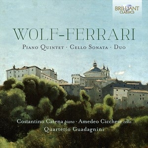 Wolf-Ferrari Ermanno - Quartet, Op.6 Sonata, Op.30 Duo, i gruppen Externt_Lager / Naxoslager hos Bengans Skivbutik AB (4171924)