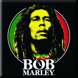 Bob Marley - Logo Face Magnet i gruppen MERCHANDISE / Magnet / Reggae hos Bengans Skivbutik AB (4172237)