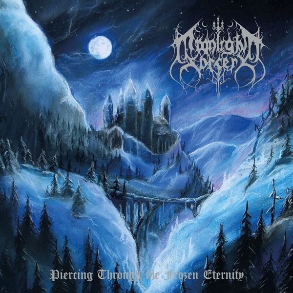 Moonlight Sorcery - Piercing Through The Frozen Eternit i gruppen VINYL / Hårdrock/ Heavy metal hos Bengans Skivbutik AB (4172486)