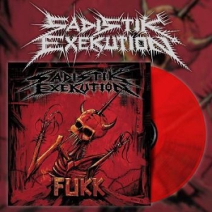 Sadistik Exekution - Fukk (Red/Black Marbled Vinyl Lp) i gruppen VINYL / Hårdrock hos Bengans Skivbutik AB (4172869)