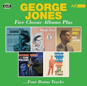 George Jones - Five Classic Albums Plus i gruppen CD / Country hos Bengans Skivbutik AB (4174090)